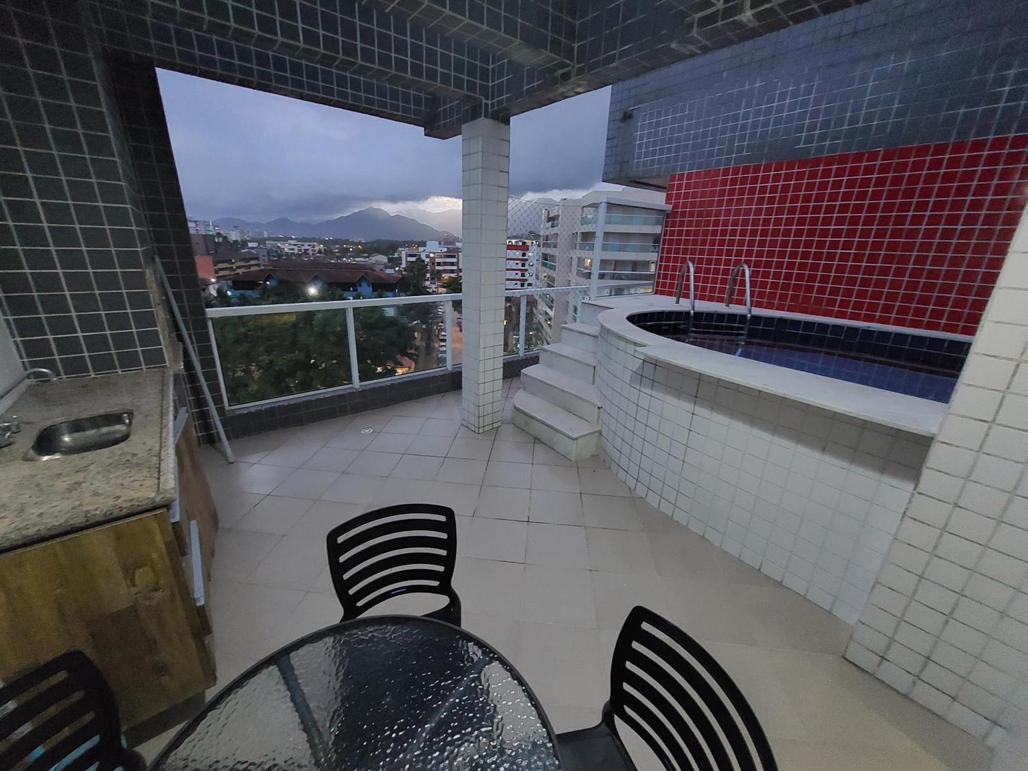 Apartamento A 50M Praia Maitinga, Wifi, Churrasqueira Na Varanda Bertioga Kamer foto